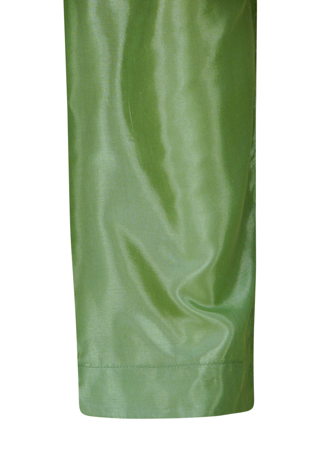 Soft Pistachio Organza Embroidered Three-Piece Suit