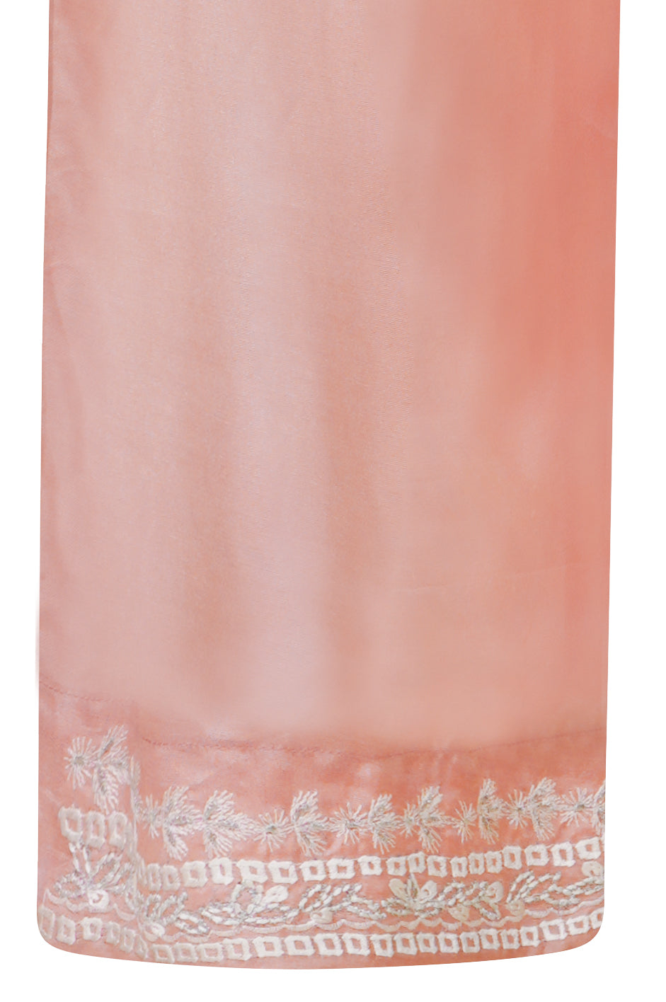 Blush Pink Organza Embroidered Three-Piece Suit