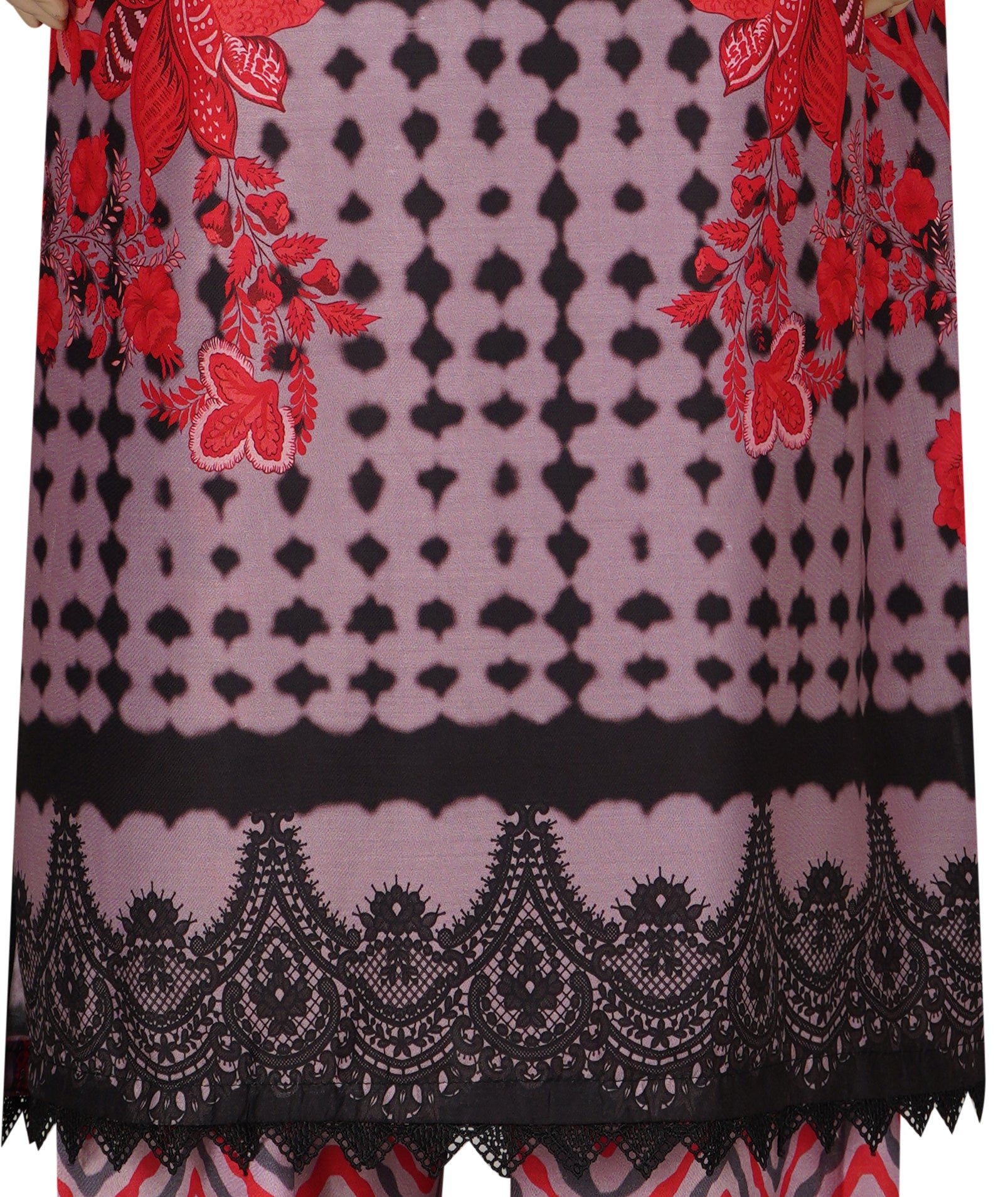 Premium All-Over Print  Rayon Cotton Three Piece Suit