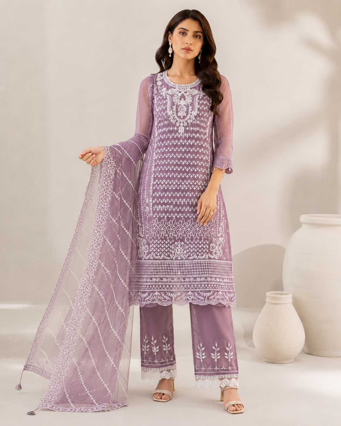 Light Purple Three Piece Suit